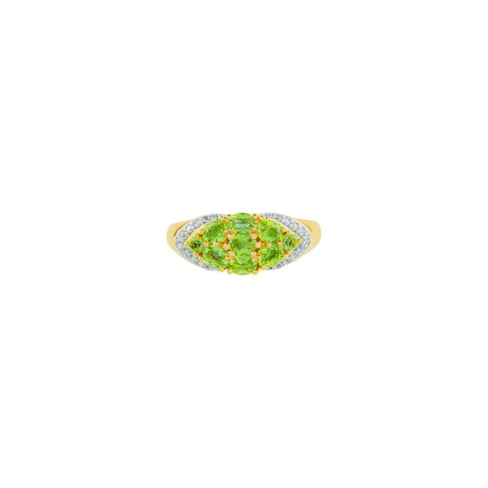 Forever Favorite Genuine Green Peridot Statement Ring Size 10